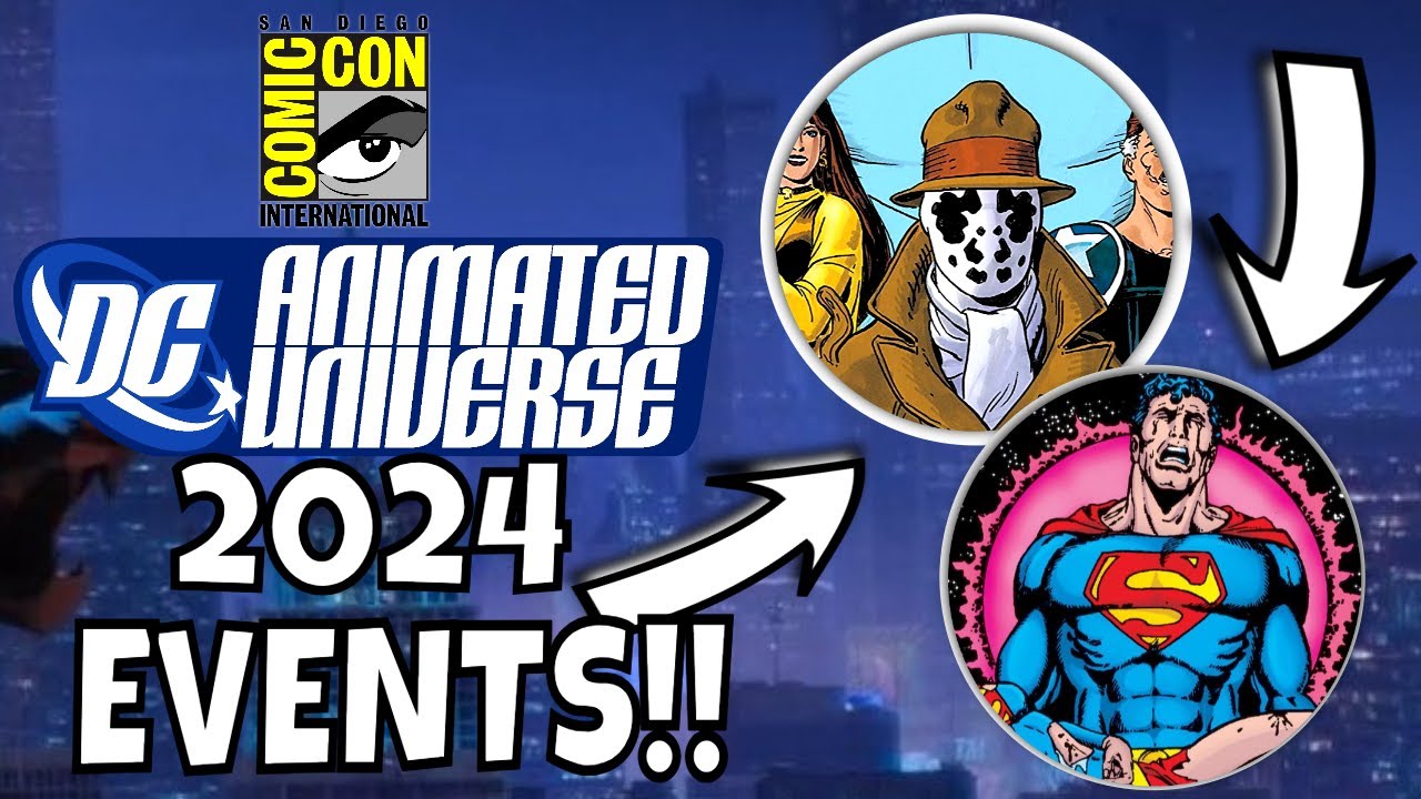 DC Animated Movies 2024 Announcement! Watchman and Crisis are HERE SDCC
