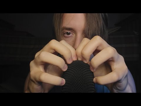 ASMR Fast & Aggressive Mic Scratching + Mouth Sounds