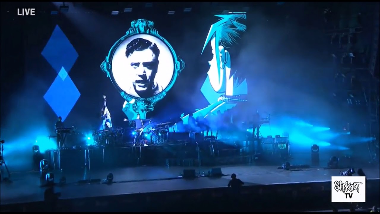 Gorillaz -  Lake Zurich live