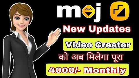 मोज पर वीडियो बनाओ और ₹4000 कमाओ Monthly || Moj app se paise kaise kamaye 2022