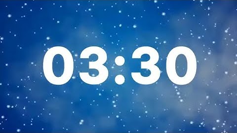 3 Minute 30 Second Timer with Music by EasyCountDOWN