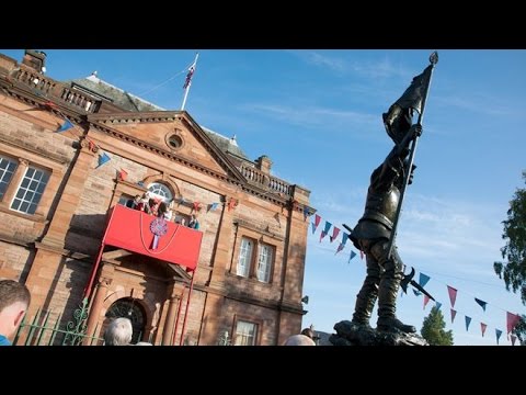 Selkirk Common Riding 1974. Border tv documentary still