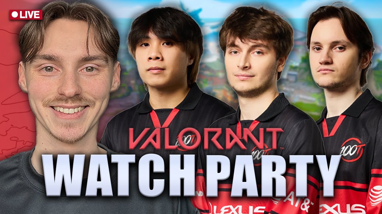 🔴 LIVE: 100Thieves Vs Leviatan | VCT Kickoff Watch Party | !juvee