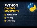 Python Control Statement - part 2 #loops  #forloop  #whileloop  #breakcontinue #bread