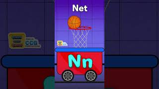 Abc Learning With Net Letter N For Toddlers
