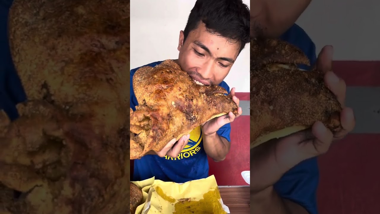 Solid na Crispy pata at ulo #kaomsimvlog #food 