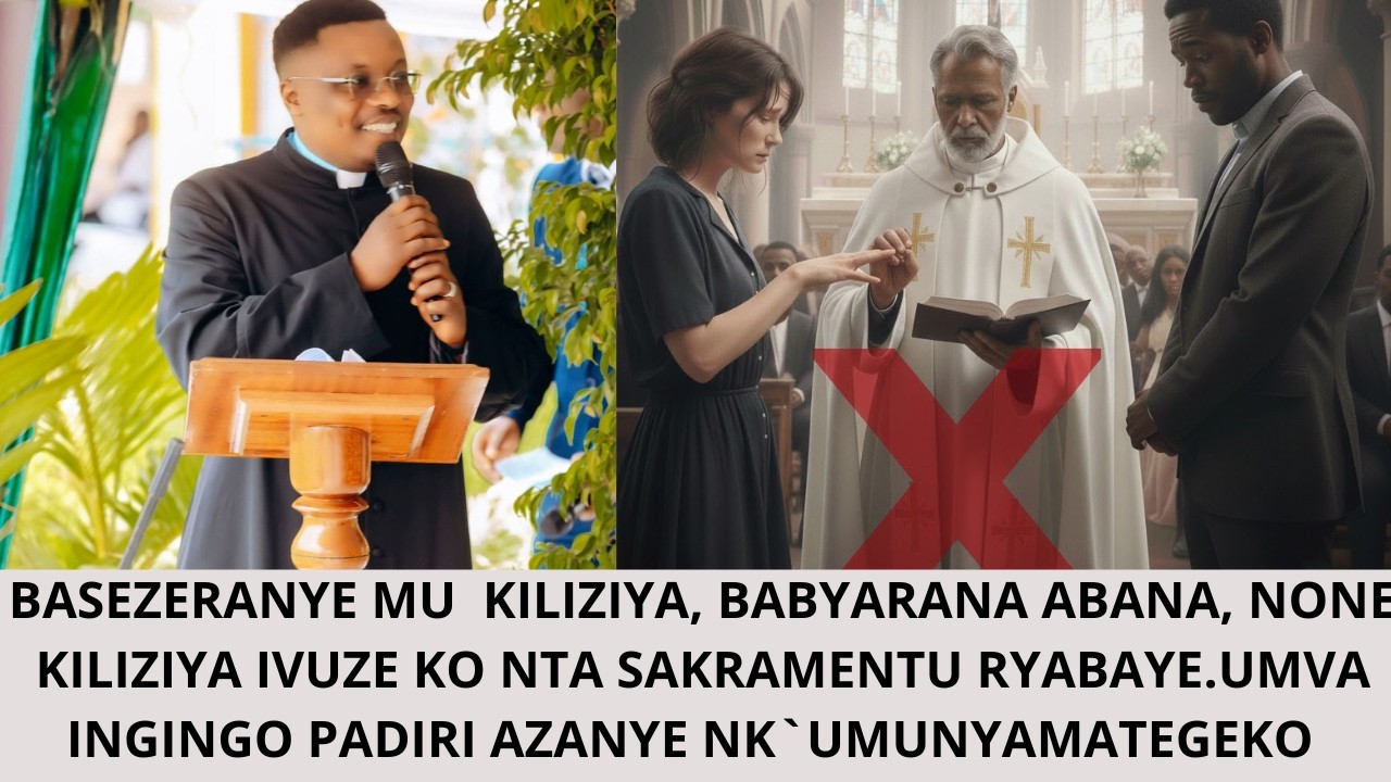 BASHYINGIWE KU MURENGE NO KWA PADIRI ARIKO NYUMA KILIZIYA IHAMYA KO NTA SAKRAMENTU RYAHABAYE.