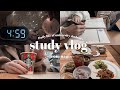 【study vlog】早起き大学生の1週間の記録｜目まぐるしい日々も大切に過ごそう☕️