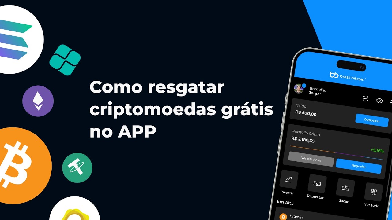 Tutorial como resgatar criptomoedas grátis na Brasil Bitcoin