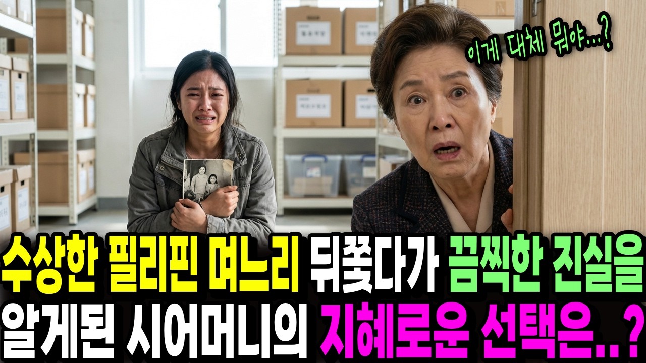 필리핀 며느리 뒤를 캐다가 끔찍한 진실을 알게되자, 지혜로운 선택을 한 시어머니ㅣ사연라디오ㅣ오디오북ㅣ감동사연ㅣ노후사연ㅣ사연라디오ㅣ사이다사연