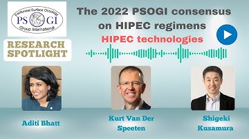 The 2022 PSOGI consensus on HIPEC regimens