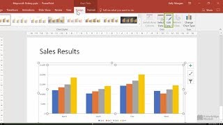 PowerPoint 2016/365 - Switch Between Cols & Rows in a Chart