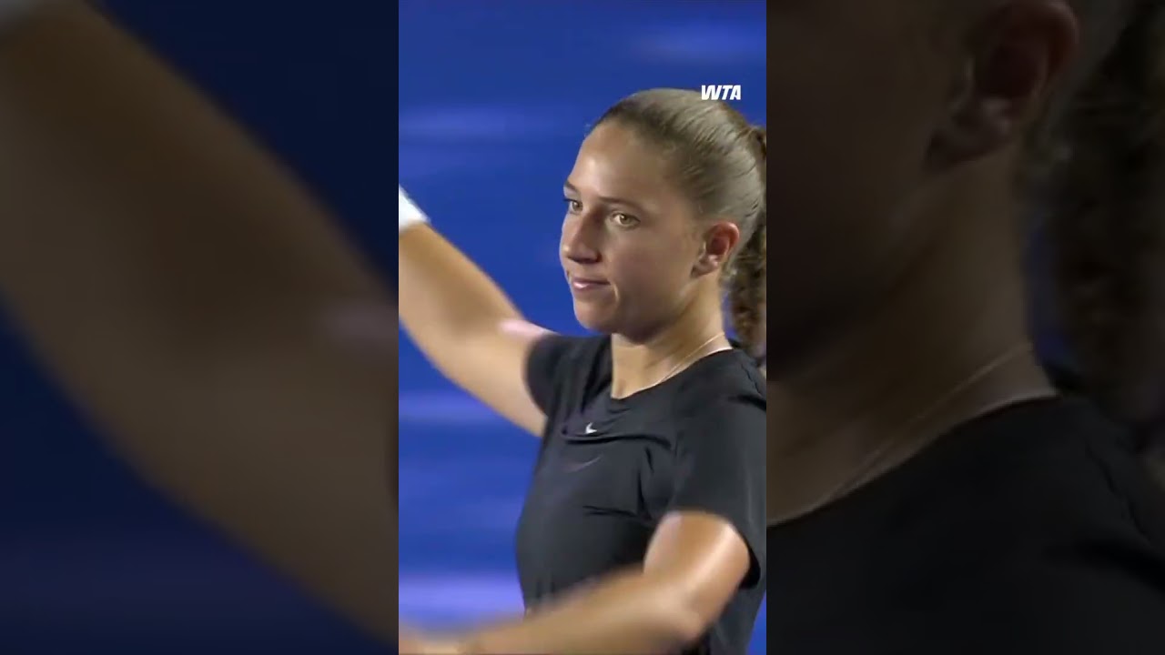 First Monterrey main-draw win for Diane Parry ✅ #WTA #AbiertoGNPSeguros #DianneParry #Tennis