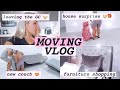 MOVING VLOG #1 🏠📦  FIRST NIGHT IN MY NEW HOME 🥰 BED SHOPPING 🛏 JAZ HAND