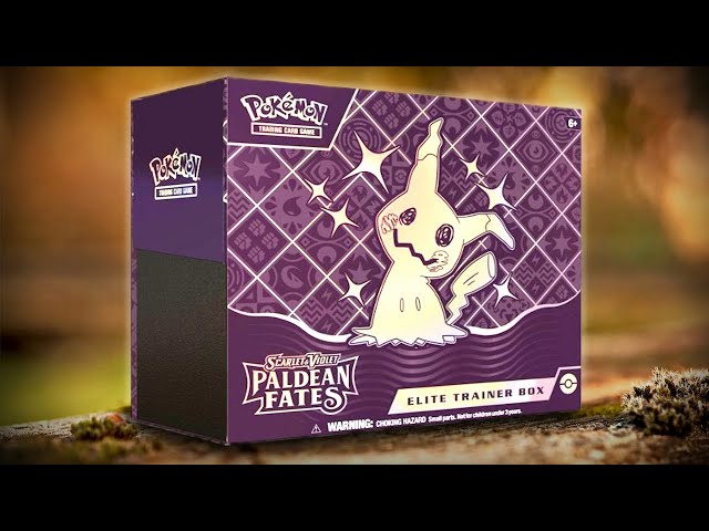 ポケセン限定 エリートトレーナーボックス Paldean Fates Amazon.com: Pokemon TCG: Scarlet & Violet - Paldean Fates