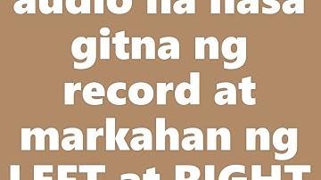 GOLDWAVE audio editor for android phones (Tagalog tutorial part2 adding effects)