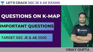 Questions on K-MAP | Important Questions | Target SSC JE & AE 2020 | Vinay Gupta