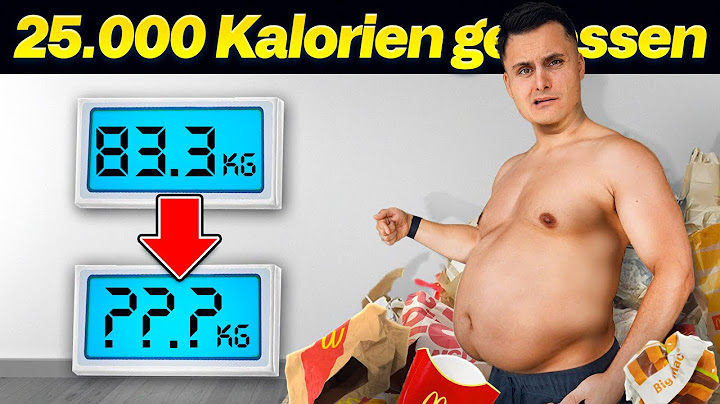 So viel habe ich durch die 25.000 Kalorien Challenge zugenommen