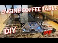 Como fabricar una mesa de centro con partes de un MOTOR! (Timelapse)