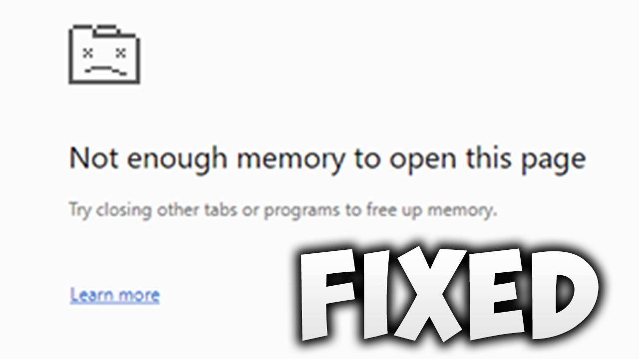 wix not enough memory to open this page wix not enough memory to open this page