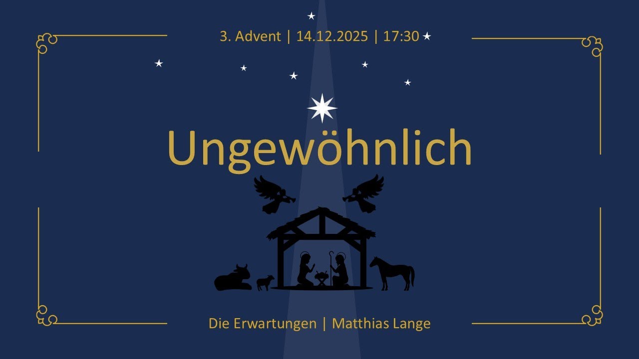 14.12.2025 - Livestream Gottesdienst - LGV Neubulach