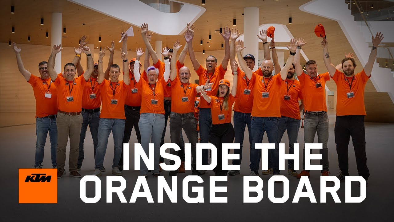 The ORANGE BOARD is here – welcome to KTM