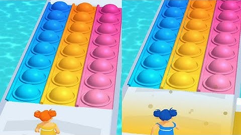 Pop It Run! Very Satisfying and Relaxing ASMR Slicing Game