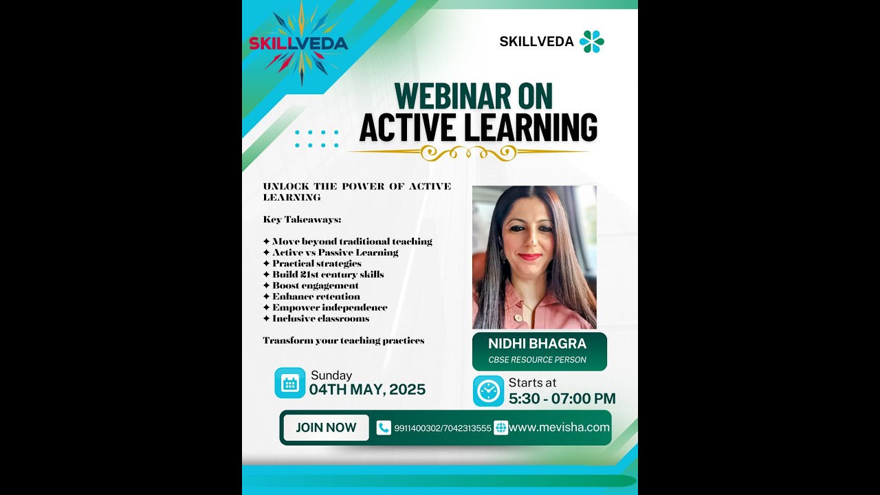 Workshop on Active Learning By Skillveda - YouTube