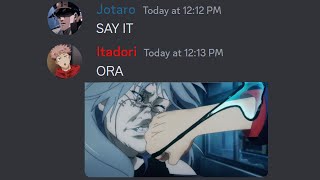 Jotaro meets Itadori on Discord