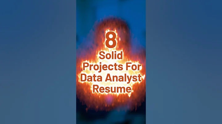 8 Projects for Your Data Analyst Resume! 📽️🤩#codebasics #shorts #dataanalysis #data #dataanalytics