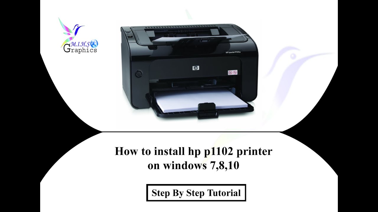 installing hp laserjet p1102w on windows 10