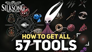 Hollow Knight Silksong - How To Get All 57 Tools All Amulets, Bells, Throwables & More