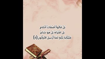سورة( الانبياء) للصف السادس الاعدادي بصوت القارئ محمد صديق المنشاوي