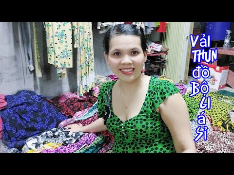 mua dụng cụ may vá ở đâu tphcm 2022 Vải thun đồ bộ Vải sỉ cả nhà ơi-Nin Phan Nhà May