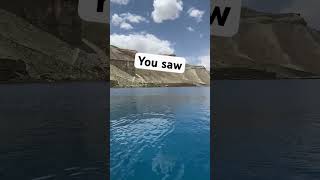 Best View You Saw in 2023 Band-e Amir #onerepublic #goodlife #afghan