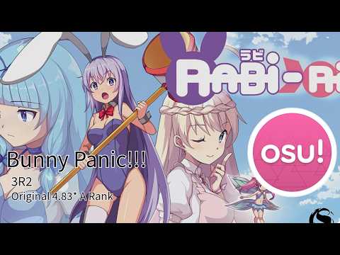 「osu!」Bunny Panic!!! - 3R2 | Original 4.83* A Rank 95.84%