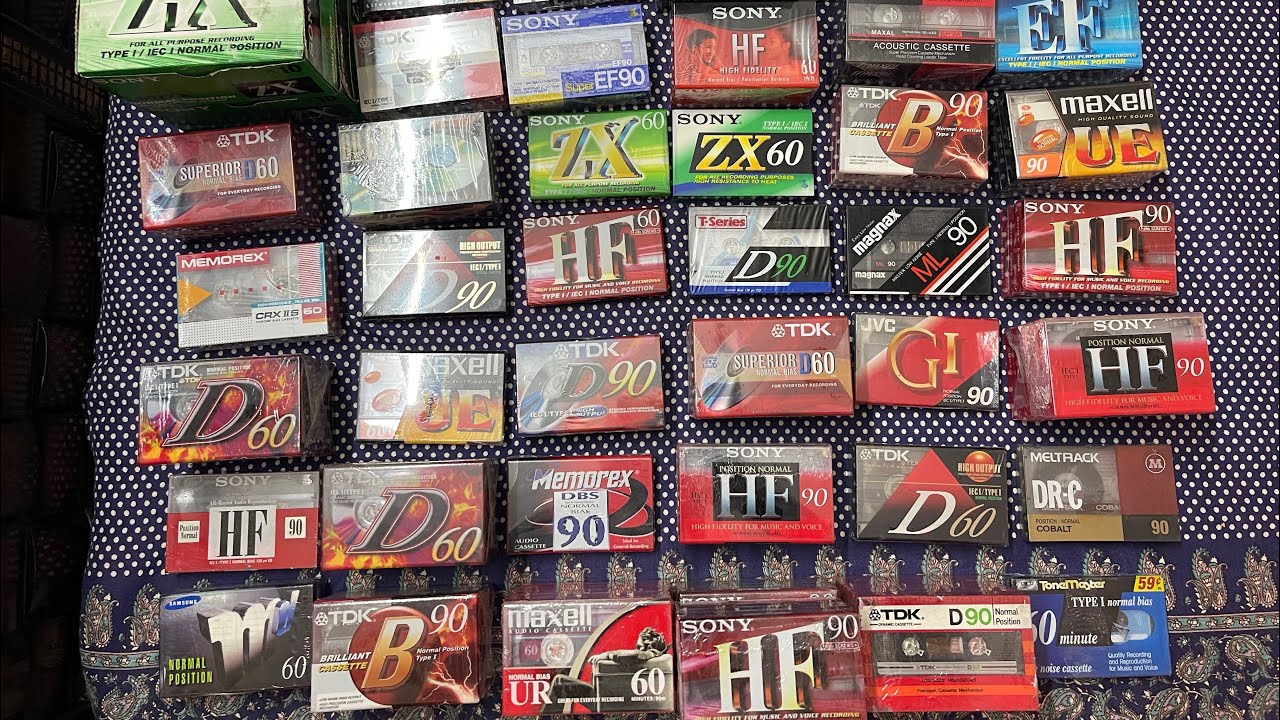 TDK Maxell Meltrack Bush Sony TypeI Normal Blank Brand New Cassette For Sale In New Delhi 9717618838