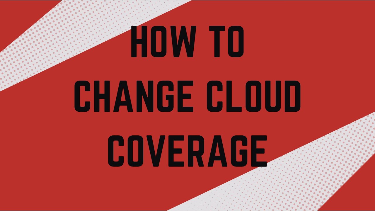How to change cloud coverage on Granular Link mobile application