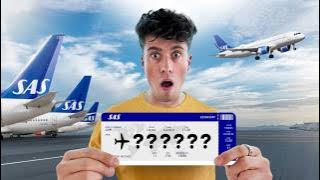 I boarded a mystery destination flight! SAS Destination Unknown