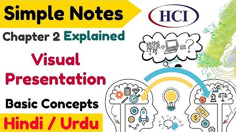 Introduction to Visual Presentation - Basic Concepts | Chapter 2 | Hindi Urdu Part-1