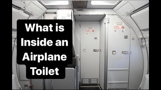 What is inside an Airplane Toilet?