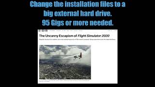 Fixing Flight Simulator 2020 Installation Fixes