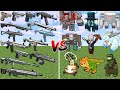 What Minecraft TaCZ Call of Duty Gun can Defeat the Most of Minecraft's Strongest Bosses in a Row?