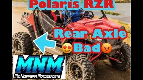 Polaris RZR 570 Mid Size Complete Rear CV Axle Removal Rebuild Drive Shaft