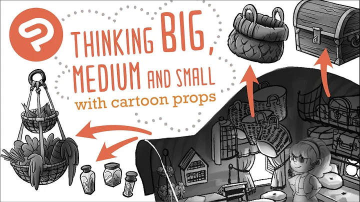 Thinking Big, Medium and Small with Cartoon Props