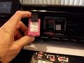 Changing cartridges for the printer HP Officejet 4500 wireless