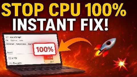 Stop 100% CPU Usage NOW! Insane Hack to Make Your PC Fly! ⚡💥