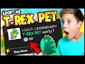 HACK To Hatch a T-REX PET Early in Adopt Me!! Can We Get These Tik Tok Hacks To Work?! PREZLEY