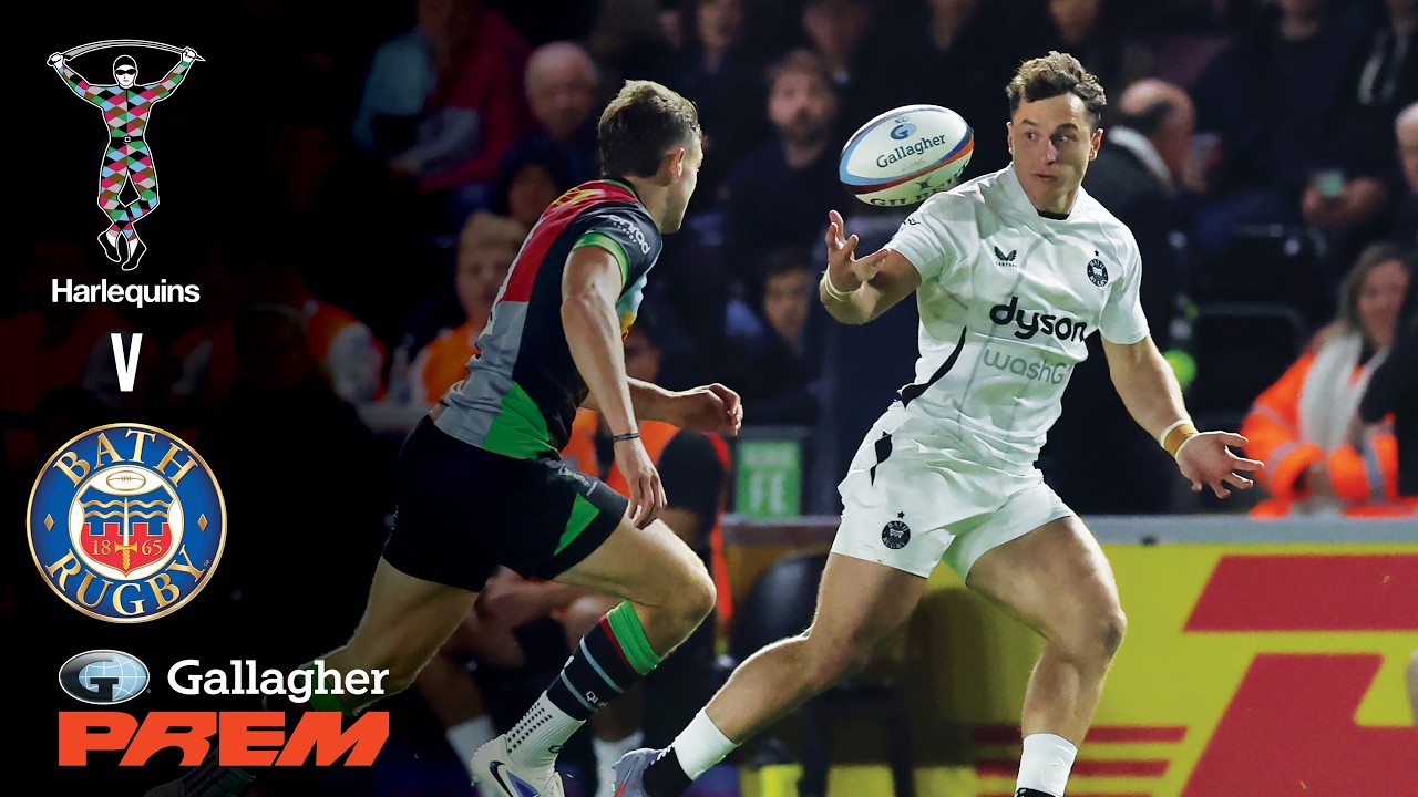 FULL MATCH: Harlequins v Bath Rugby | Arundell Brace & Evans Hat-trick! | Gallagher PREM 25/26