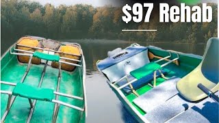 I SAVED This Boat From the DUMP! Coleman Crawdad Jon Boat Build